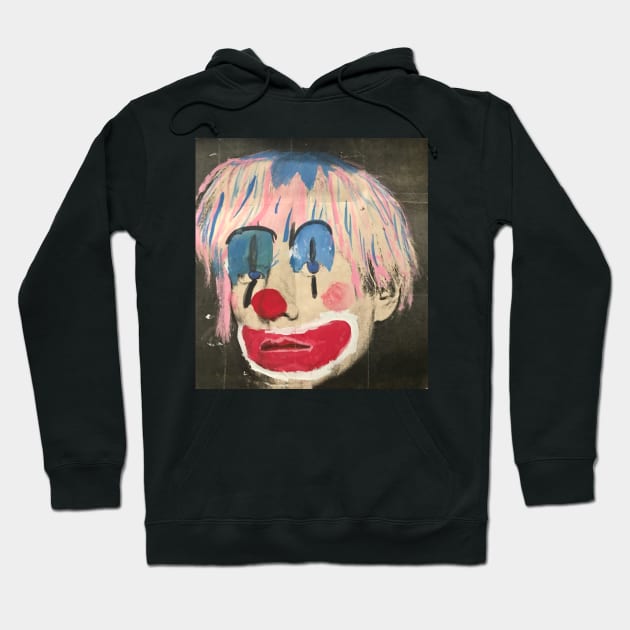 Andy Warhol Clown Hoodie by funhousejen